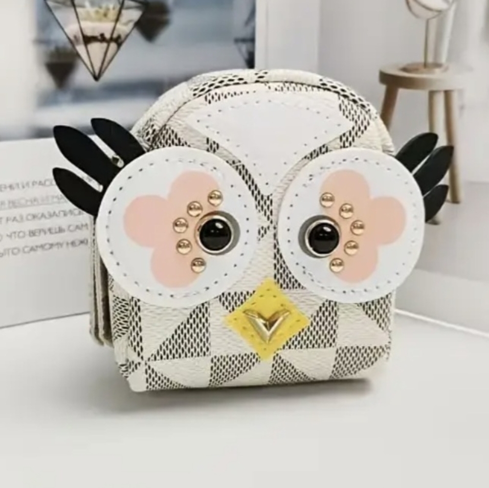 Owl Design Women's Mini Backpack Keychain